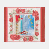 Flauschiges und helles Weihnachten Fleecedecke (Vorderseite (Horizontal))