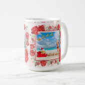 Flauschiges und helles Weihnachten Kaffeetasse (VorderseiteRechts)
