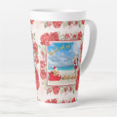 Flauschiges und helles Weihnachten Milchtasse (Rechte Ecke)