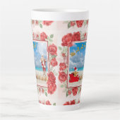Flauschiges und helles Weihnachten Milchtasse (Vorderseite)
