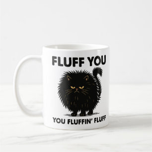 Flauschiges Volumen Katze Leben Kitty Stil  Kaffeetasse