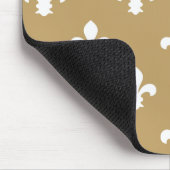 Flauschzucker-neutraler Fleur de Lys Mousepad (Ecke)