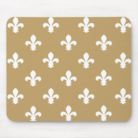 Flauschzucker-neutraler Fleur de Lys Mousepad (Vorne)
