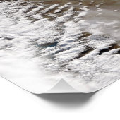 Flaute aus dem Ausbruch des Chaiten-Vulkans, Chile Fotodruck (Ecke)