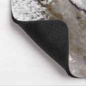 Flaute aus dem Ausbruch des Chaiten-Vulkans, Chile Mousepad (Ecke)