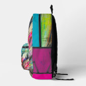 Flautenwellen Bedruckter Rucksack (Rechts)