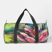 Flautenwellen Duffle Bag (Rückseite)