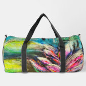 Flautenwellen Duffle Bag (Rückseite)