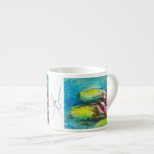 Flautenwellen Espressotasse (Vorderseite Rechts)