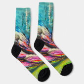 Flautenwellen Socken (Rechts)