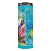 Flautenwellen Thermosbecher (Rückseite)