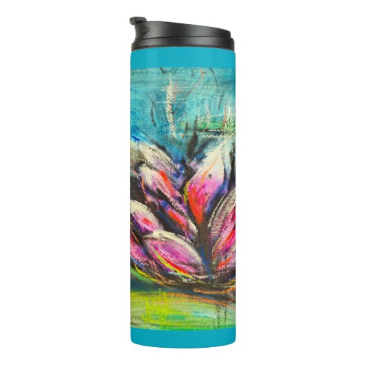 Flautenwellen Thermosbecher (Nach rechts gedreht)