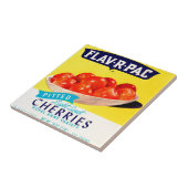 Flav-R-Pac-Kirschen-Etikett der 1930er Jahre Fliese (Seite)