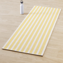 Flavescent Yellow Vertical Stripped Yogamatte