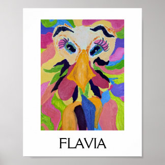 Flavia Poster, 8 x 10 Poster
