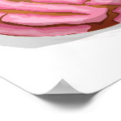 Flavored Conchas Pan Dulce Pink, Choco & Vanilla Poster (Ecke)