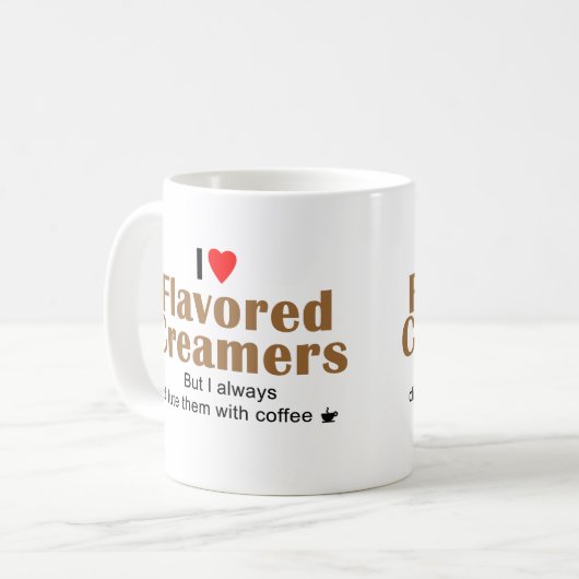 Flavored Creamer Tasse (Vorderseite Links)