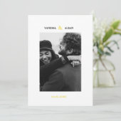 "Flavus" Einladung (Stehend Vorderseite)