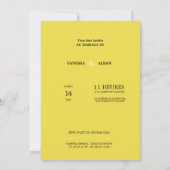 "Flavus" Einladung (Rückseite)