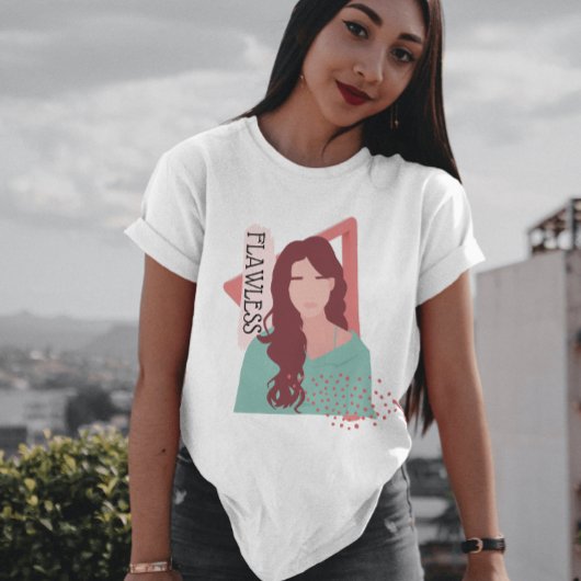 Flawless empowerment abstrakter Grafik T-Shirt