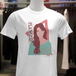 Flawless empowerment abstrakter Grafik T-Shirt