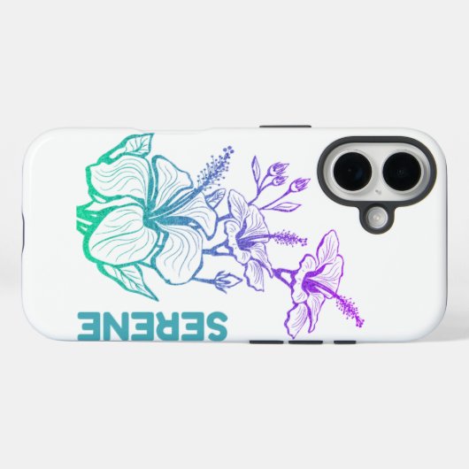 Flawless Serene Case-Mate iPhone Hülle (Rückseite (Horizontal))