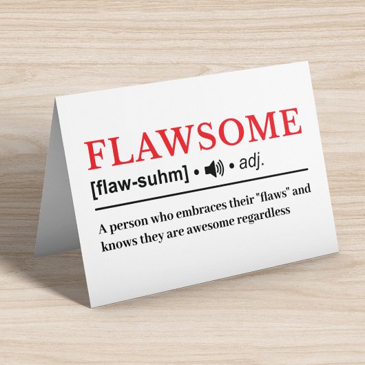 Flawsome - Customizable Dictionary Definition Karte