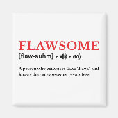 Flawsome - Customizable Dictionary Definition Magnet (Vorne)
