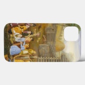 Flax Scutching Bee, 1885 Case-Mate iPhone Hülle (Rückseite (Horizontal))