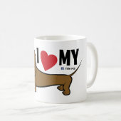 FLDR "ich die meine Liebe" mache roten Kaffeetasse (VorderseiteRechts)