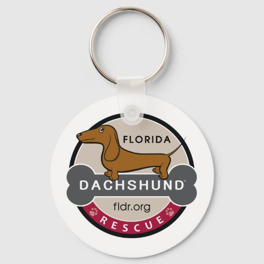 FLDR-Logo-Schlüsselanhänger Schlüsselanhänger (Vorderseite)