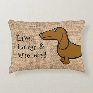 FLDR Oscar "Live-, Lachen-u. Dackel-" Kissen