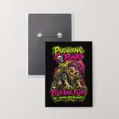 Flea-Bag Floyd – Paranormale Punks Button (Vorderseite/Rückseite)