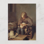 Flea-Catcher c.1655 Postkarte (Vorderseite)