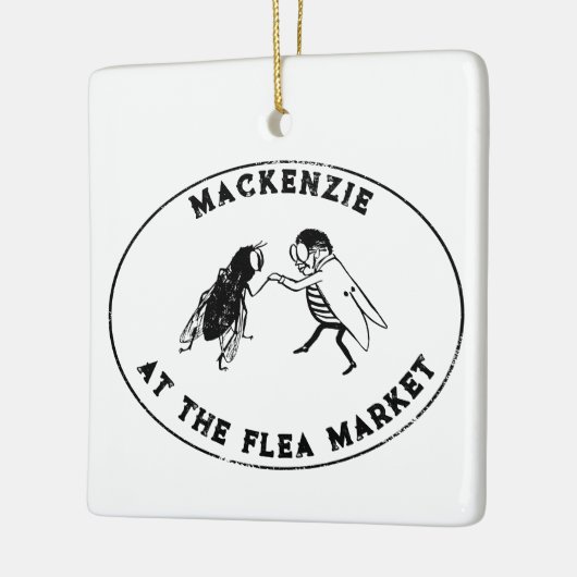 Flea Market Fun Keramikornament (Links)