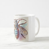 Flea Siphonaptera Insect Dorsal View 040924IREF224 Kaffeetasse (VorderseiteRechts)