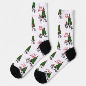 Fleas Navidad Christmas Socken (Linkes Detail)