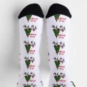 Fleas Navidad Christmas Socken (Oben)