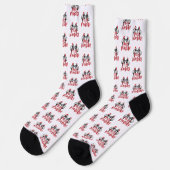 Fleas Navidad Christmas Socken (Linkes Detail)
