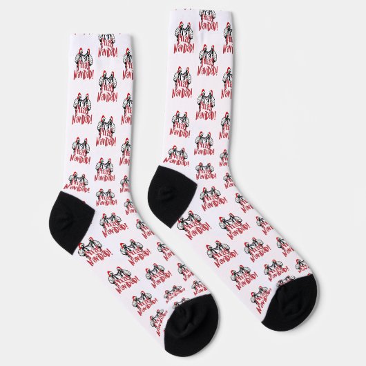 Fleas Navidad Christmas Socken (Rechts)