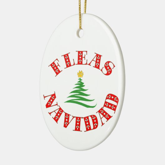 Fleas Navidad Keramik Ornament (Links)