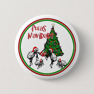 FLEAS NAVIDAD - Weihnachtsflotten und Weihnachtsba Button