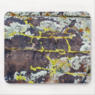 Flechten auf Felsen-Nr. 3 Mousepad