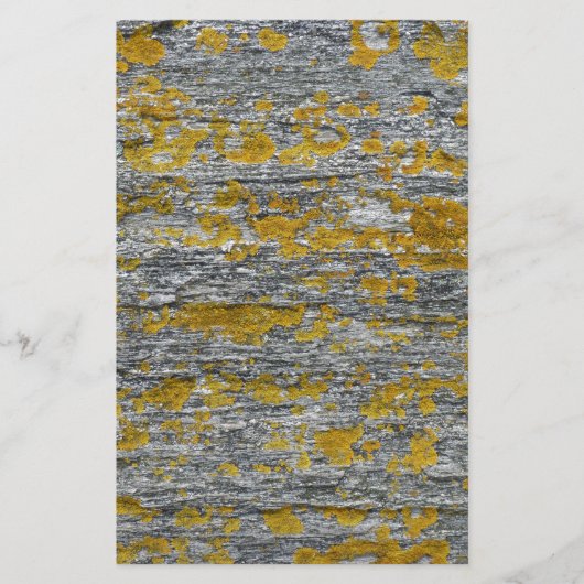 Flechten auf Granit Briefpapier (Vorderseite)