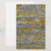 Flechten auf Granit Briefpapier (Vorne/Hinten)