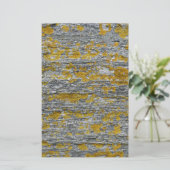 Flechten auf Granit Briefpapier (Stehend Vorderseite)