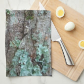 Flechten-Barke Geschirrtuch (Viertel Falte)