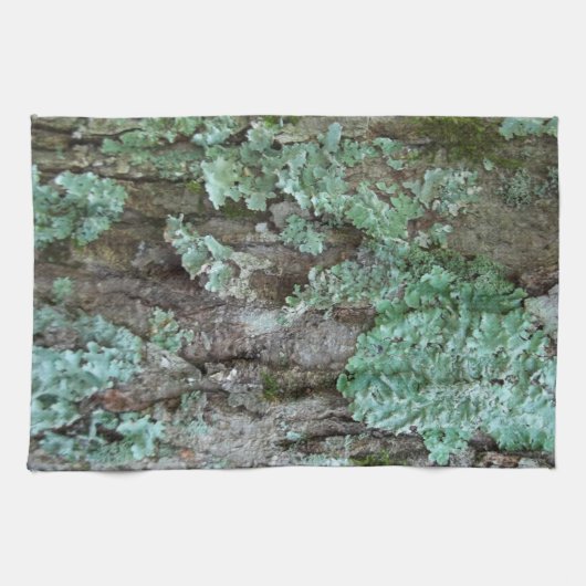 Flechten-Barke Geschirrtuch (Horizontal)