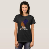 Flechten sind schwarze Geschichte Cornrows Gefloch T-Shirt (Vorne ganz)