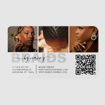 Flechten Typografie Schrift 3 Foto Collage QR Code
